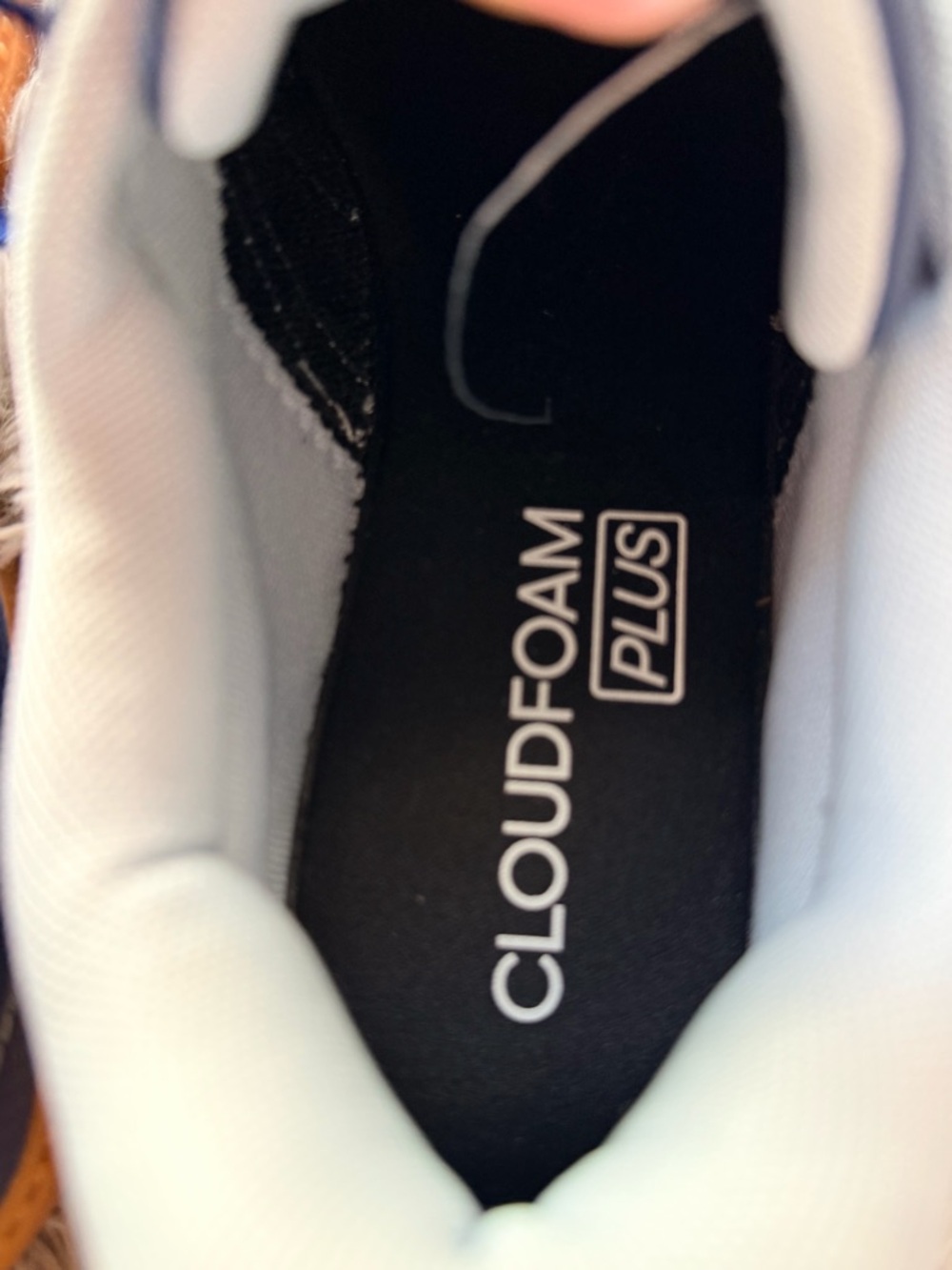 adidas women Cloudfoam Plus Sneaker in Blue Colorway - Picture 4 of 6